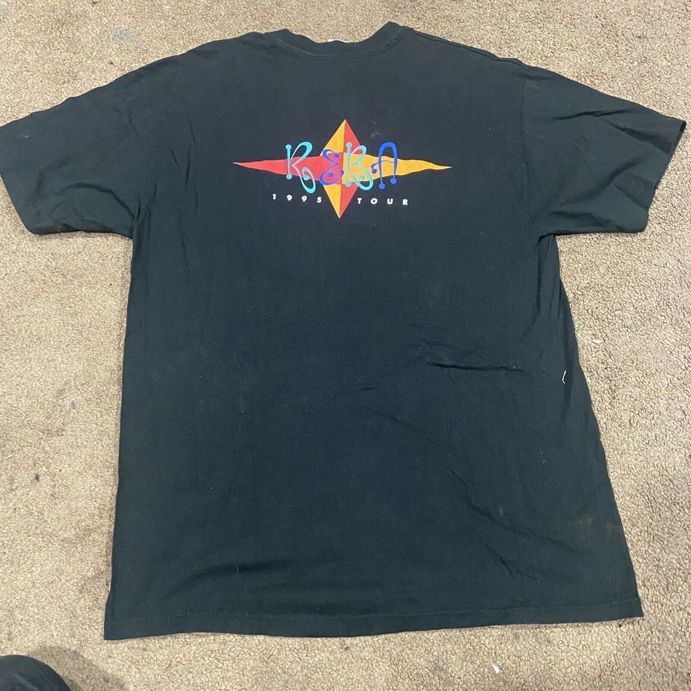 Vintage 90s Reba McEntire 1995 Tour Black T-Shirt Size L/XL - Picture 4 of 4